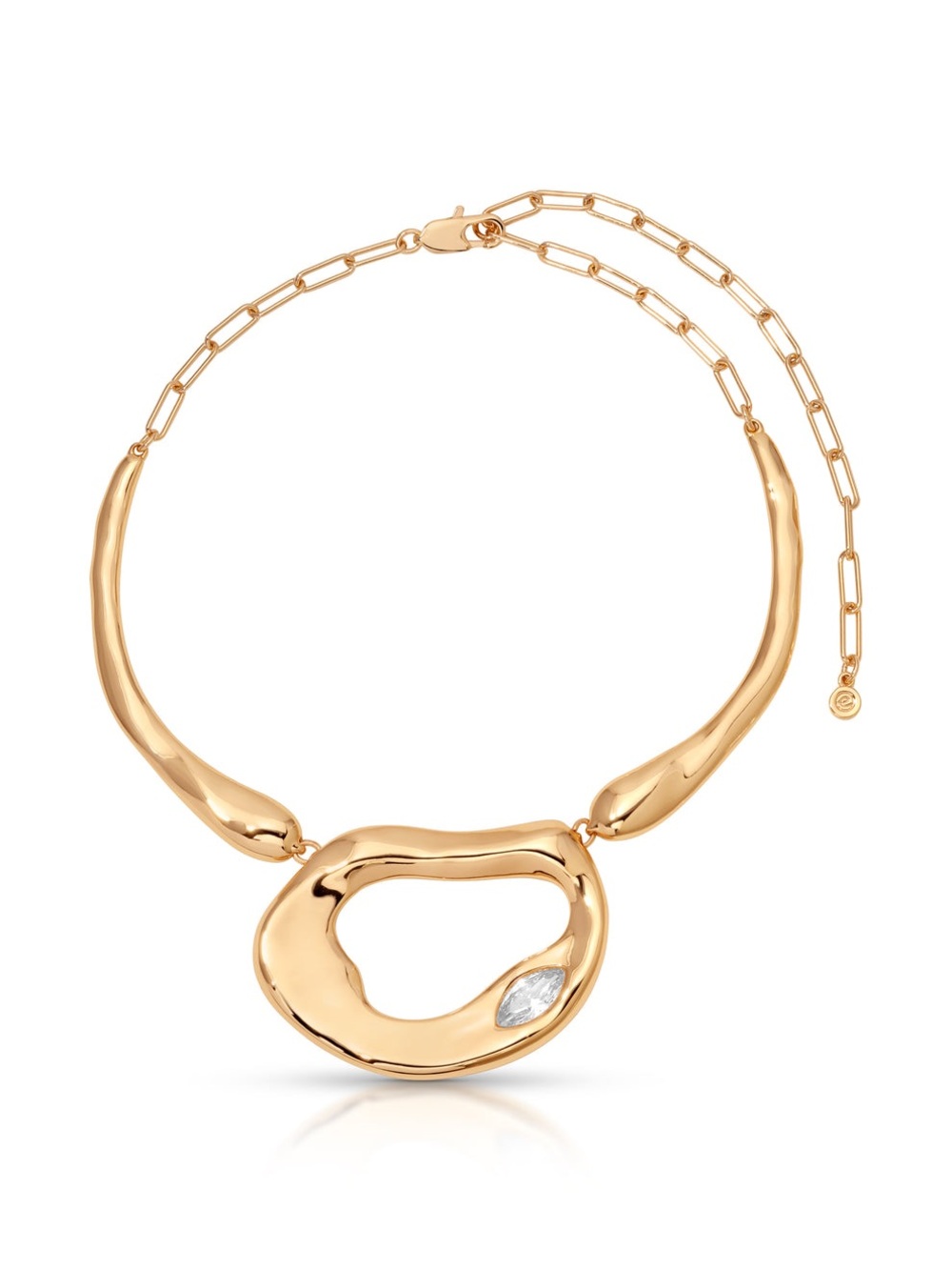 Ettika Molten Marquise Necklace